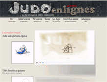 Tablet Screenshot of judoenlignes.com